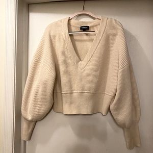 Express cropped sweater